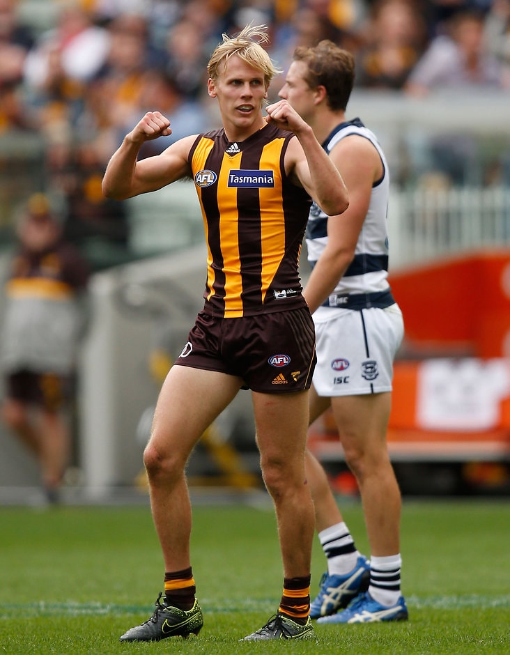 AFL 2016 Rd 01 - Geelong v Hawthorn Will Langford booted two second-quarter goals on Monday - ${keywords}